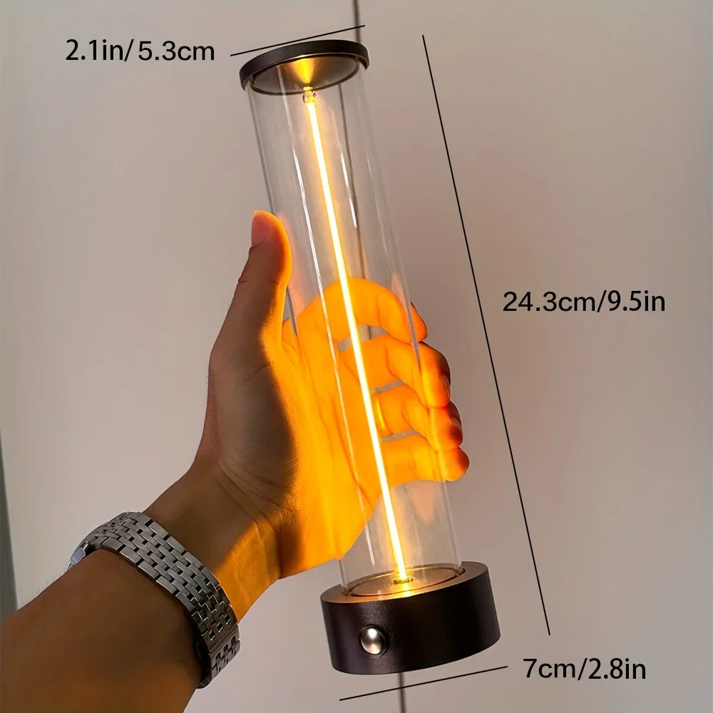 Luminária de Filamento Recarregável em Alumínio