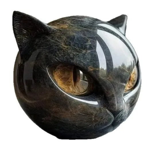 Escultura Cabeça de Gato