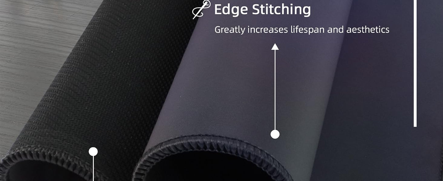 ATTACK SHARK CM02 eSports Gaming Mouse Pad, Water Resistant Coating Large Mouse Mat, Heavy Textured Smooth Control Surface