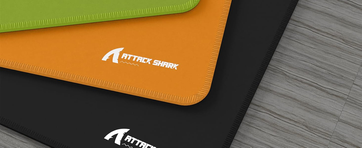ATTACK SHARK CM02 eSports Gaming Mouse Pad, Water Resistant Coating Large Mouse Mat, Heavy Textured Smooth Control Surface