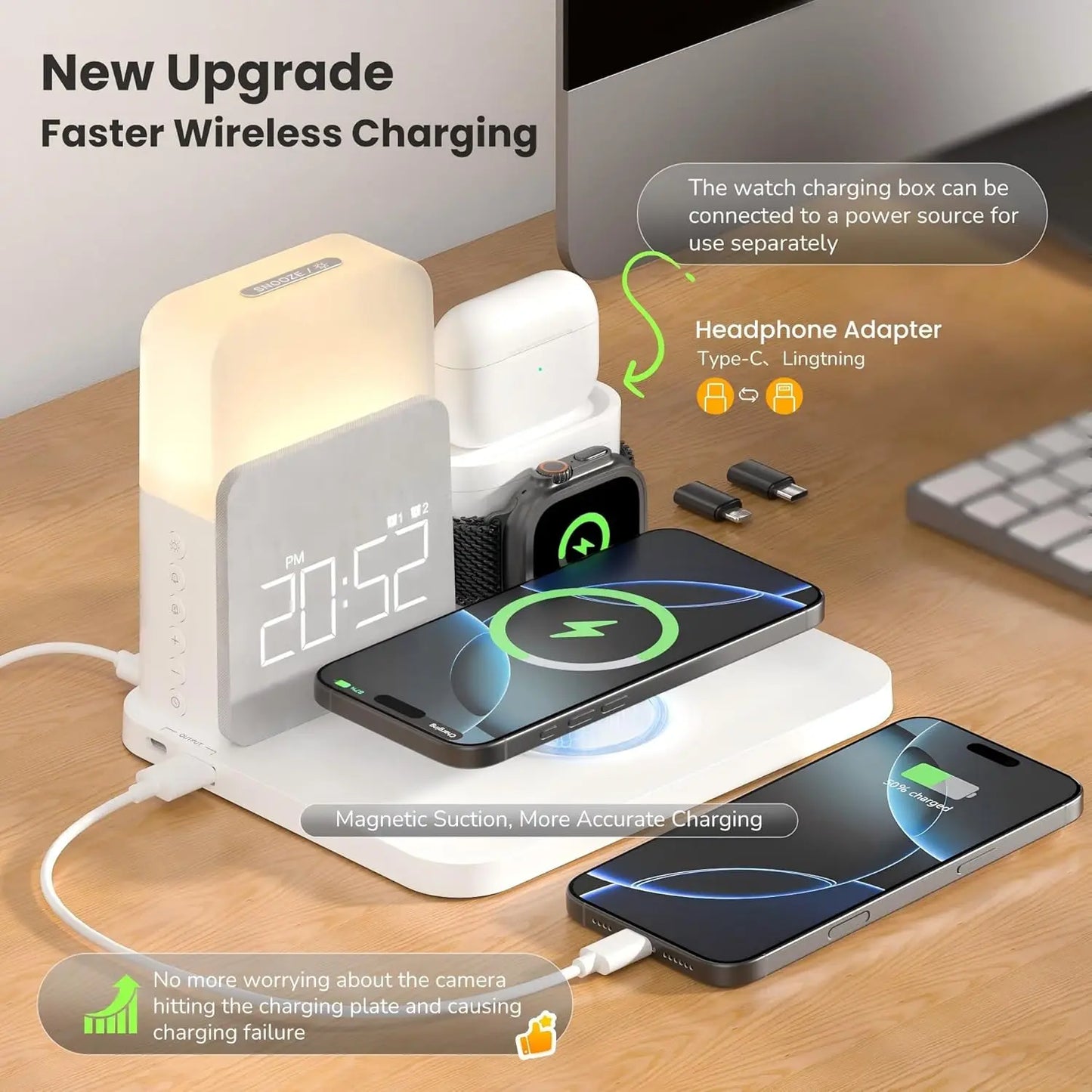Estação de Carregamento MagSafe 7 em 1