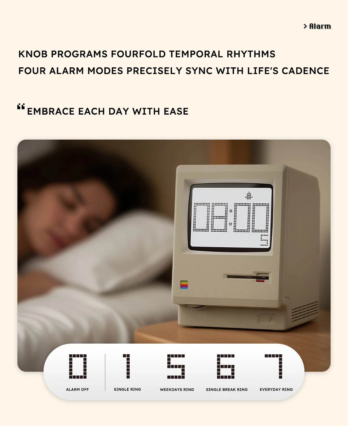 Despertador Retrô Macintosh