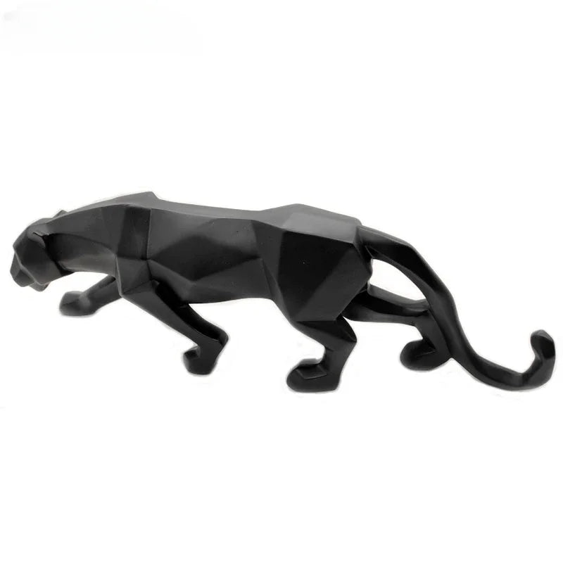 Escultura Pantera Geométrica