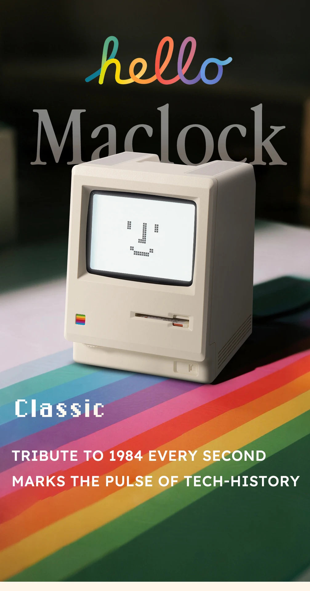 Despertador Retrô Macintosh