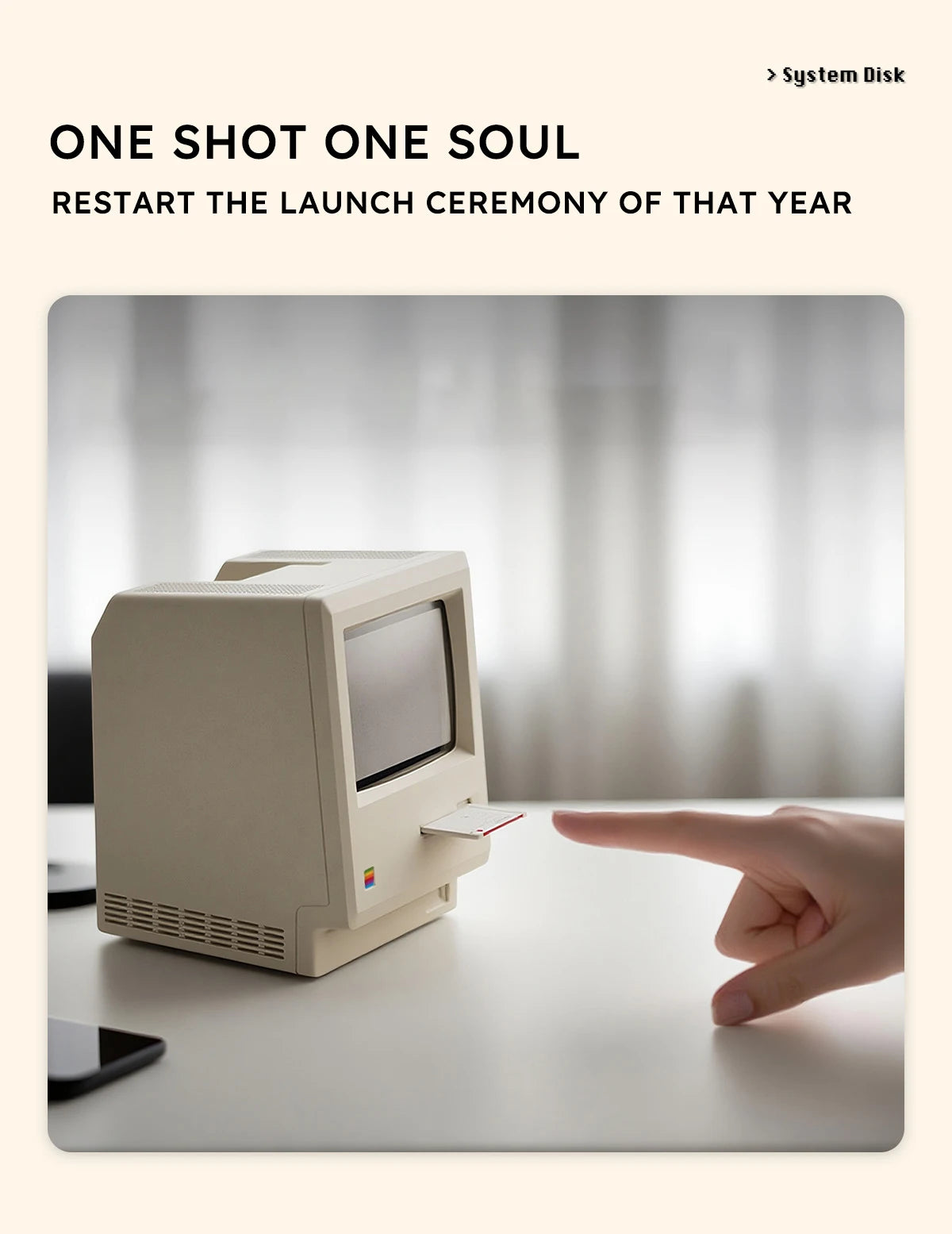 Despertador Retrô Macintosh