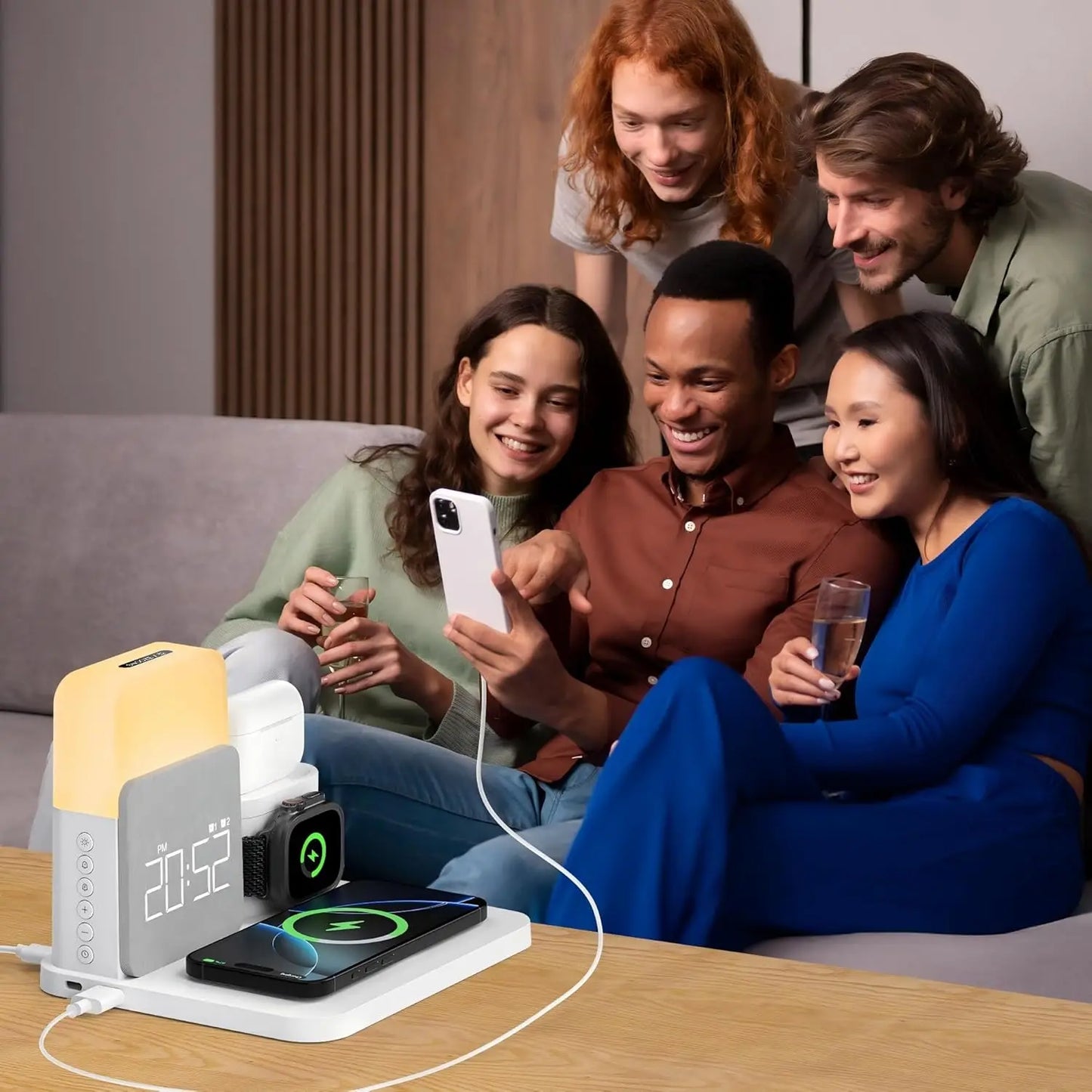 Estação de Carregamento MagSafe 7 em 1