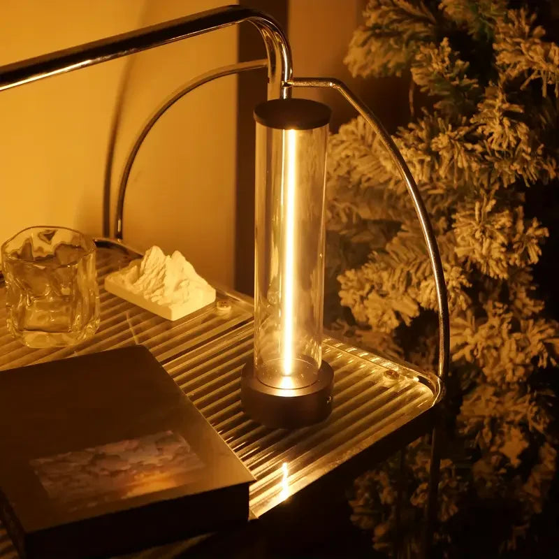 Luminária de Filamento Recarregável em Alumínio