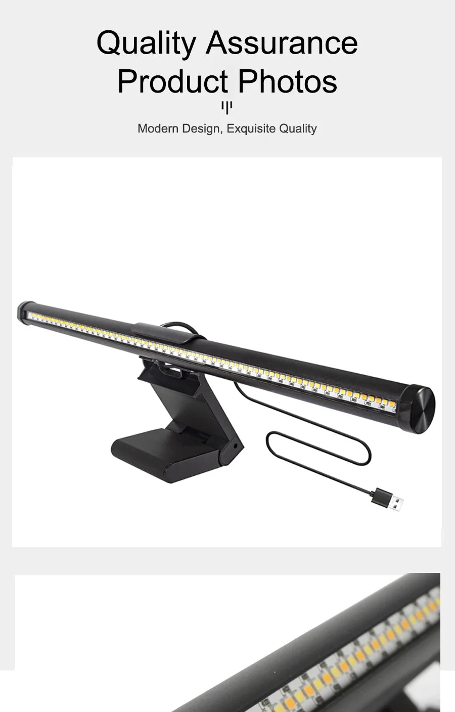 Screen Hanging Light 30CM CCT Touch Dimmable Monitor Notebook Computer LED Monitor Light for Computer Study LED Table Lamp