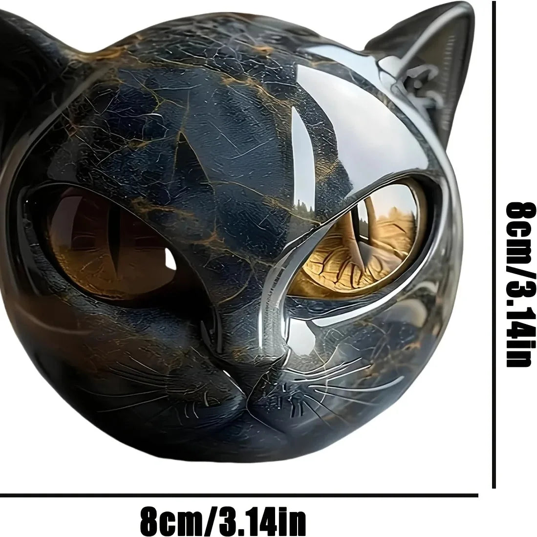 Escultura Cabeça de Gato