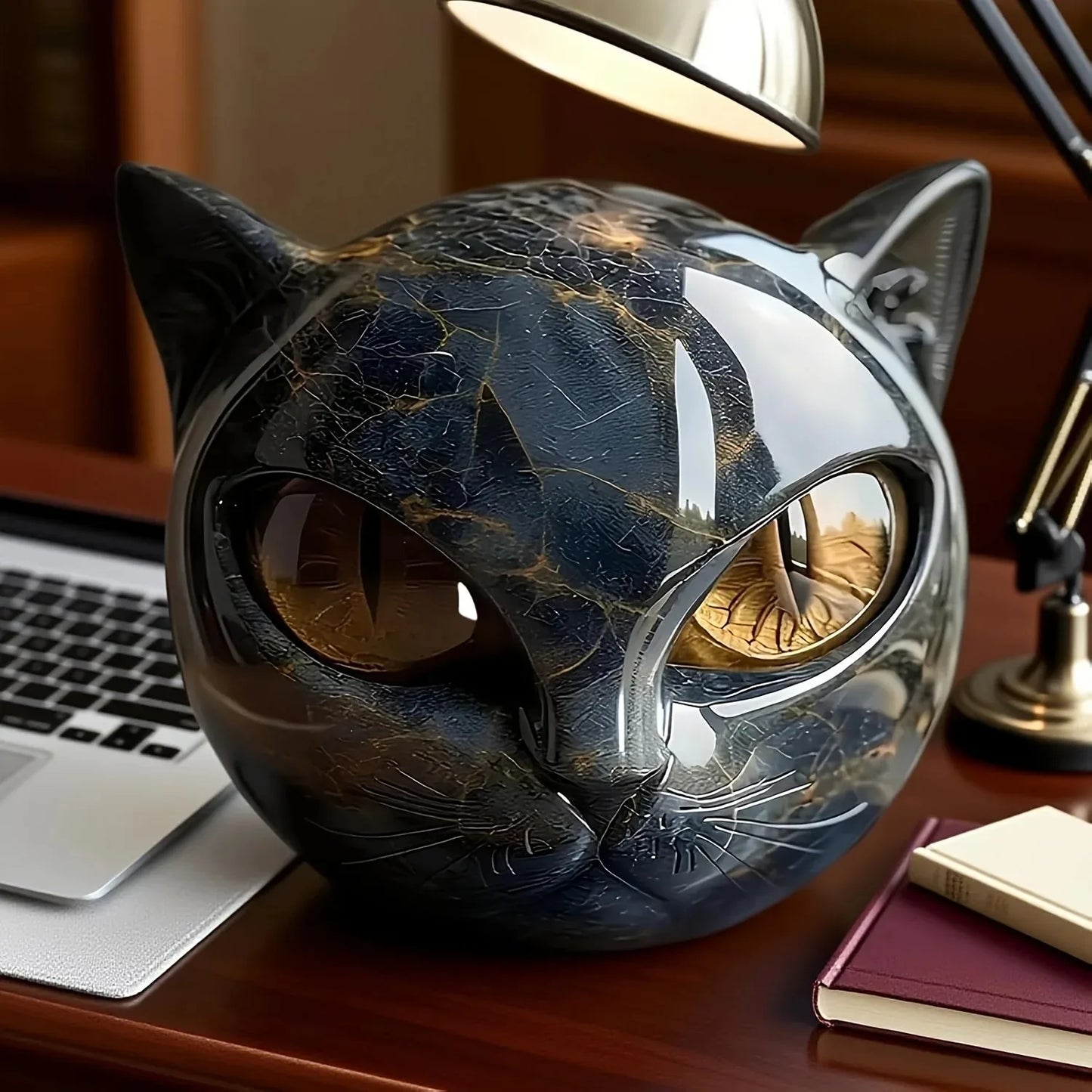 Escultura Cabeça de Gato